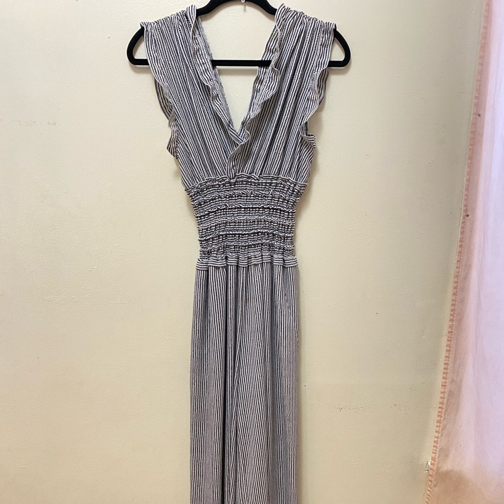 Shirred Waist Jumpsuit
